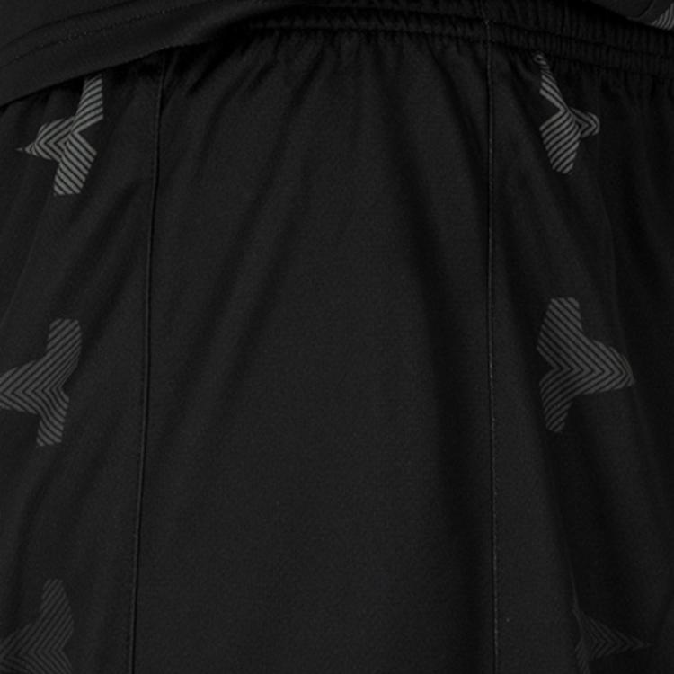 Under Armour Logo Print Breathable Knitted Short Sleeve T-Shirt Basketball Training Shorts Casual Sports Set 21500531-009+21500206-001