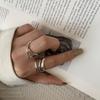 Interlocking Line Opening Ring Female Fashion Simple Personality Multi-layer Ins Tide Hundred Index Finger Ring Finger Rings Geometric Party Jewelry
