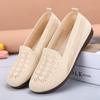 Women's Summer New Mesh Shoes with Soft Sole and Shallow Mouth, Lazy Casual Shoes, Breathable Mesh Fabric, Mother's Shoes