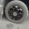 Колпаки черные ABS (1-катковый, 4 шт) для Volkswagen Crafter 2006-2016 гг
