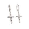 Ventfille 925 Sterling Silver Geometry Asymmetric Earring for Women Girl Simple Office Versatile Jewelry Gift Dropshipping