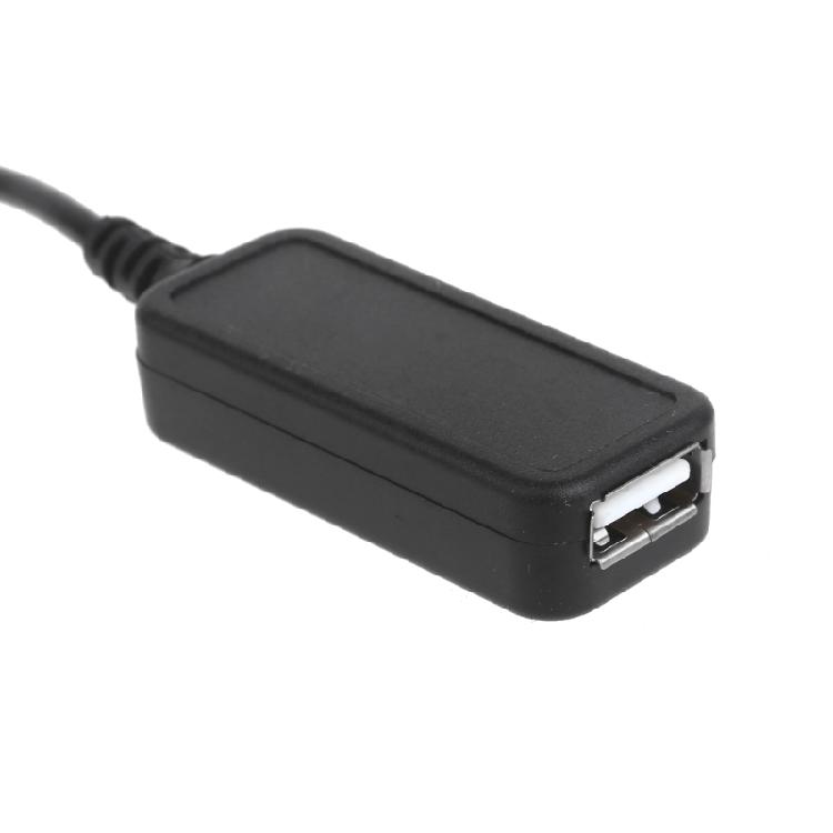 Кабель питания и зарядки 5.5x2.1 мм (мама) на USB Type A, 6V-30V на 5V для динамика