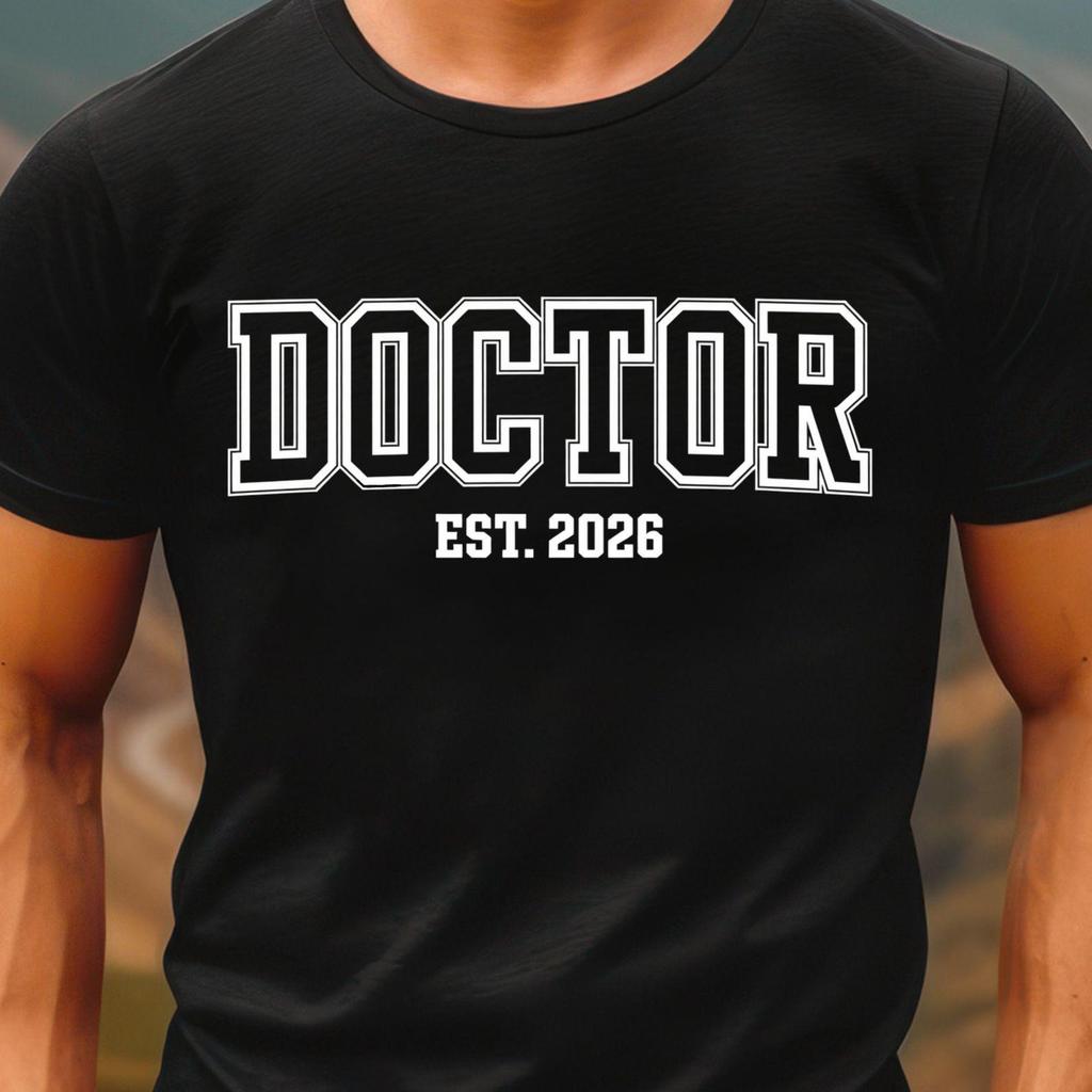 Doctor EST. 2026 T-Shirt | Medical Graduate Tee, 9 colors