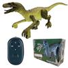 Dinosaur Dinosaur Toy Popular Authentic USB Remote Easy To Birthday Brown Radio-controlled Toy, Moving, Jurassic, Large, Children's [Velociraptor