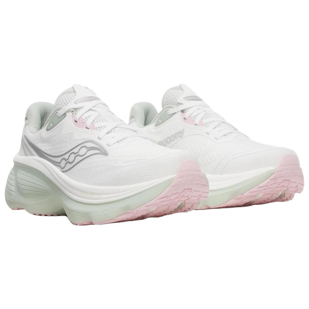 Women's Sneakers Saucony Hurricane 26 Running Shoes Women's Low-top White/Light Camel