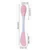 NEW 2-Heads Silicone Face Brush Facial Mud Beauty Applicator Mixing Stick