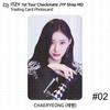 ITZY 1st Tour Checkmate Official MD Trading Card Photocard JYP SHOP KPOP K-POP