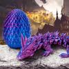 3D-печатный дракон, шарнирный дракон и яйцо для украшения дома, офиса, автомобиля