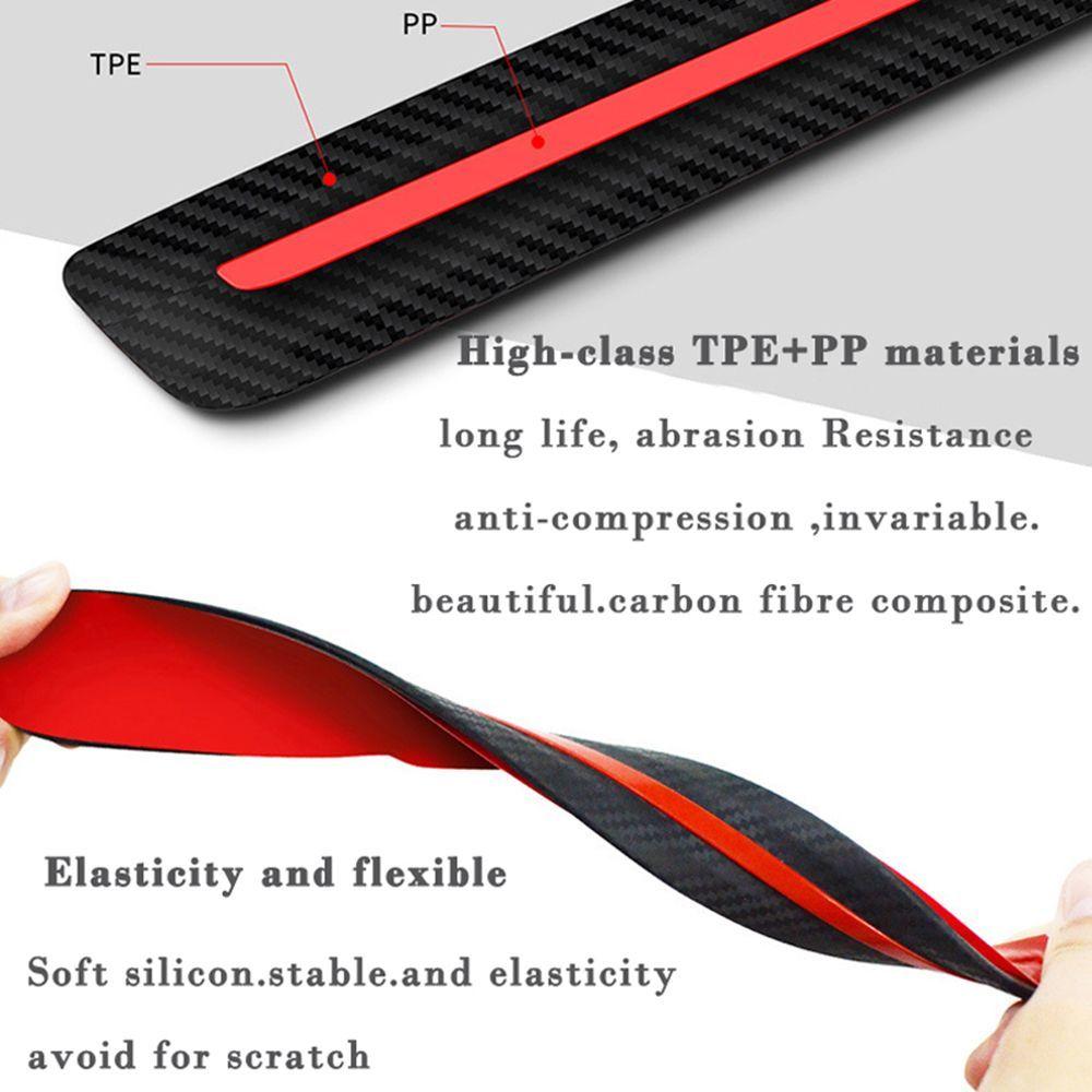 Auto Protection Front Rear Bumper Edge Corner Guards Anti-scratch Stickers Car Decoration Strip
