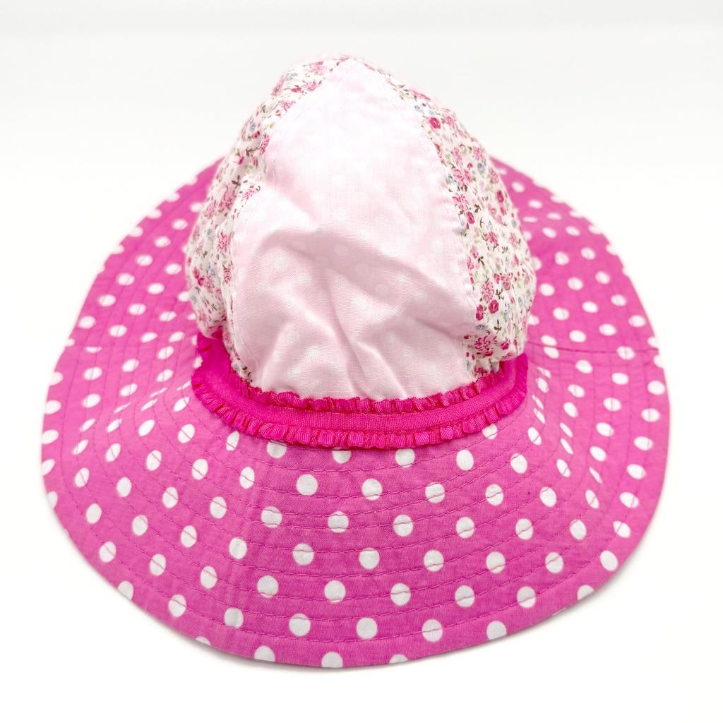 Sunglobe UV Protection Baby Hat Baby Hat Toddler Southwester Number Fuchsia (Children's/Infant) - - (JP, Size, 46.0 Cm, Pink)