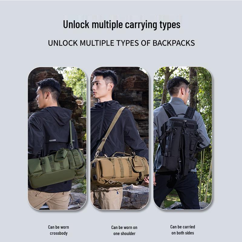 Водонепроницаемый рюкзак для рыболовных снастей: Многофункциональная наплечная сумка для использования на открытом воздухе