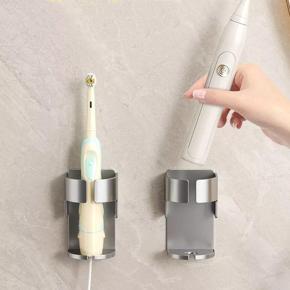 Bathroom Supplies Electric Toothbrush Holder Space Aluminum Appliance Storage Rack