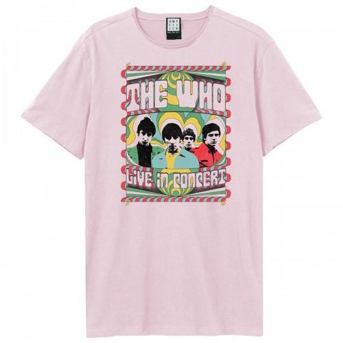 Amplified Unisex Adult Paisley Live In Concert The Who T-Shirt