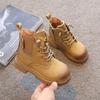 Children's Boots Girls' Shoes Baby Short Boots Leather Boots Boys' Fleece Boots