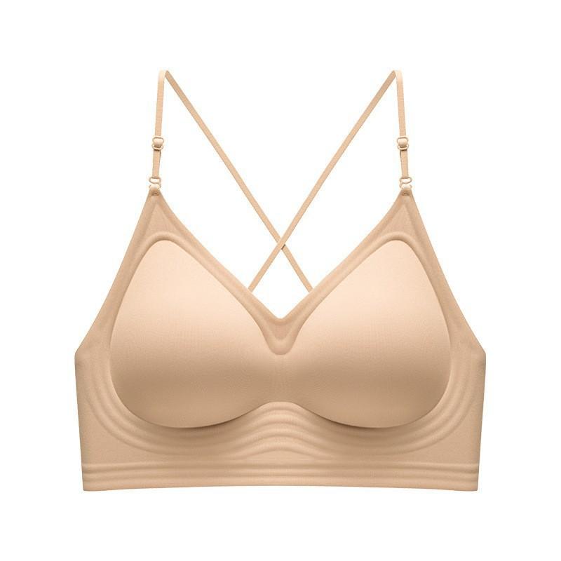 Liquid foundation beautiful back seamless jelly expansion underwear women's clothing impervious suspenders special thin shoulder strap bra summer