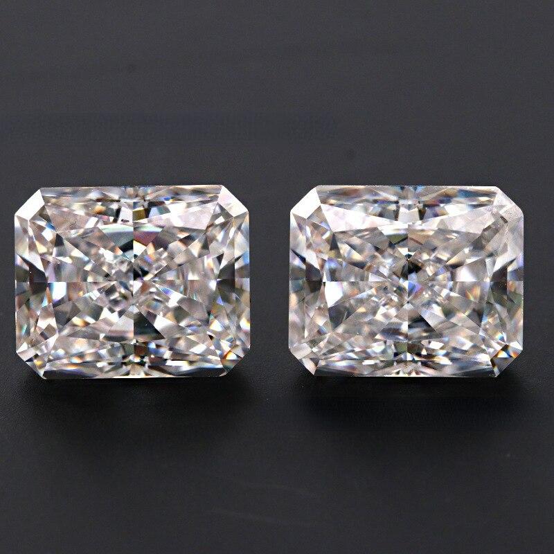 Cellacity High Quality Radiation-cut Pillow Moissanite Loose Gemstone 0.5-10CT D Color VVS1 Passed the Diamond Test and Obtained the GRA Certificate