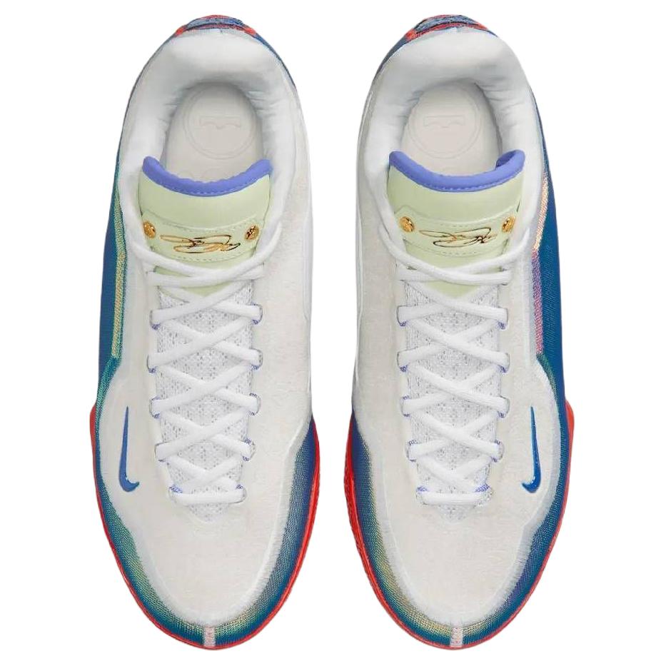 Nike Баскетбольные кроссовки Lebron 23 Support Мужские Бело-синие IB9563-102