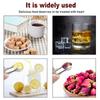 Stainless Steel Ice Tongs, Cube Tongs with Oval Smooth Tip, U-Shaped Spring Handle, Integrated Forming Food Clips for Bar, Coffee, Kitchen, Buffet