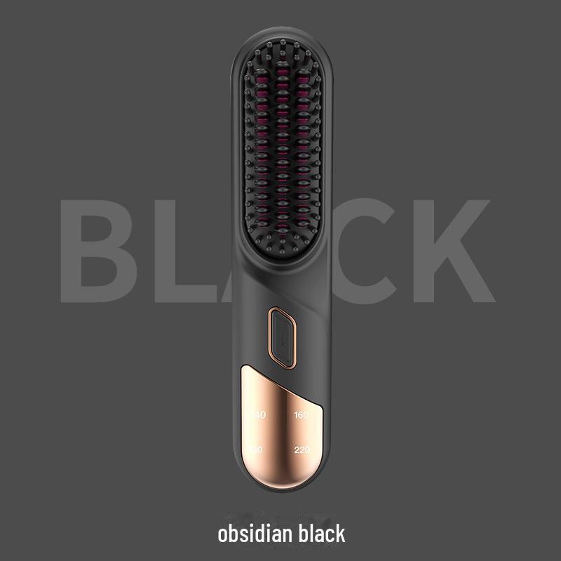 Расческа двойного назначения с ионизацией для выпрямления и завивки волос — защита от ожогов, бережный уход за волосами