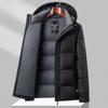 Winter New Men's Down Jacket Thickened Mid-length Hooded Cold-proof Outdoor Men's Jacket Down Jacket