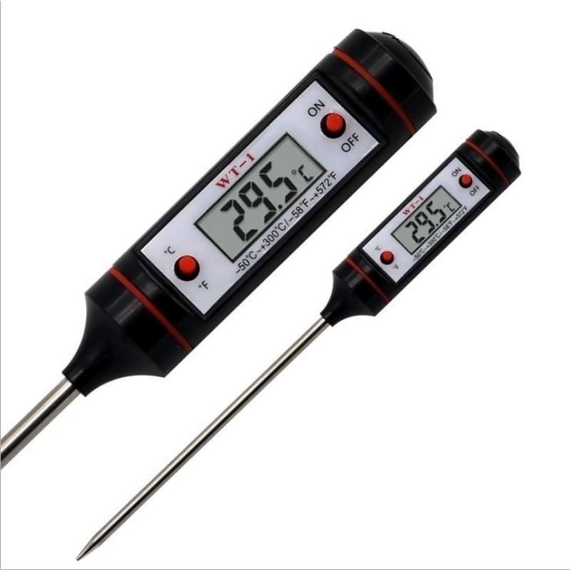 Practical New Stainless Steel Digital Food Thermometer Probe For Kitchen Cooking BBQ Meat Steak Turkey Wine Temperature Test