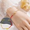 Stainless Steel Blessing Red Rope Bracelet For Women Girls Exquisite Chinese Style Wrist Chains Party Jewelry Gifts
