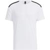 Spliced Casual Sports Crew Neck Short Sleeve T-Shirt Men Tops White HE9942