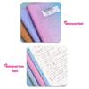 Transparent A3 File Folder Gradient Color Insert Paper Storage Booklet Document Organizer  Students