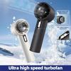 Handheld Mini Fan Portable Handheld Fans with Display Screen 3000mAh Small Electric Fan for Student Gift Summer Outdoor Fan Neck