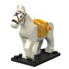 Single Sell Medieval Knight War Horses Wolves Tiger Bears Deer Dragon Animal Decorative Toy Moc Building Block Rope Saddles K039