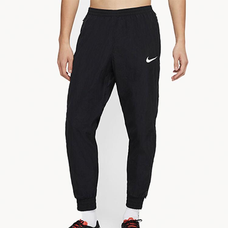 Nike Тканые тренировочные футбольные длинные брюки, мужские штаны, черные CJ2494-010