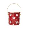 Santa Claus Christmas Candy Box Snowman Cookies Biscuit Case Xmas Candy Bucket  New Year