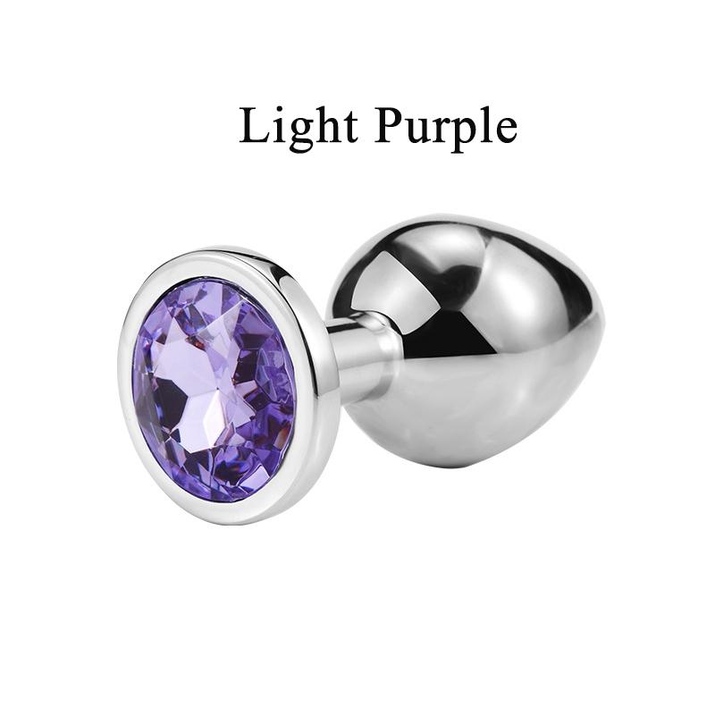 Анальная пробка, секс-игрушки для женщин и мужчин, мини-круглая форма из металла, нержавеющая гладкая сталь, задница, женский и мужской
