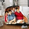 1pc Blanket One Direction Where We Are Now Print Design, Lightweight Blanket for Sofa, Bed- Soft &Warm, Gift for All Seasons like Christmas, Halloween