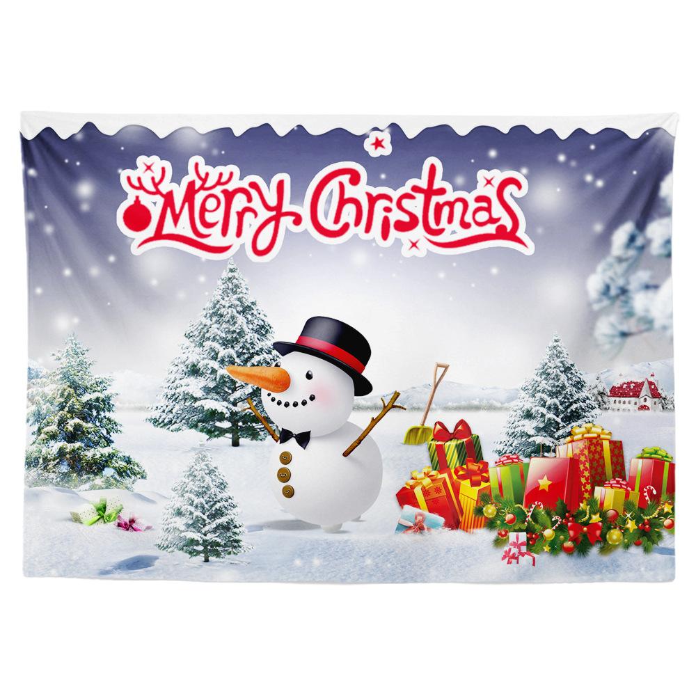 Рождественский гобелен, подвесная ткань, цифровая теплопередача, экологически чистая комната, детская комната, общежитие