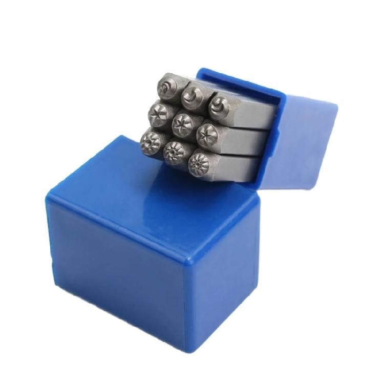 9 шт. Инструмент для тиснения кожи Луна Звезда Солнце Пуансоны Металлическая ручка Кожаный штамп Инструмент для тиснения Для изготовления кожаных украшений