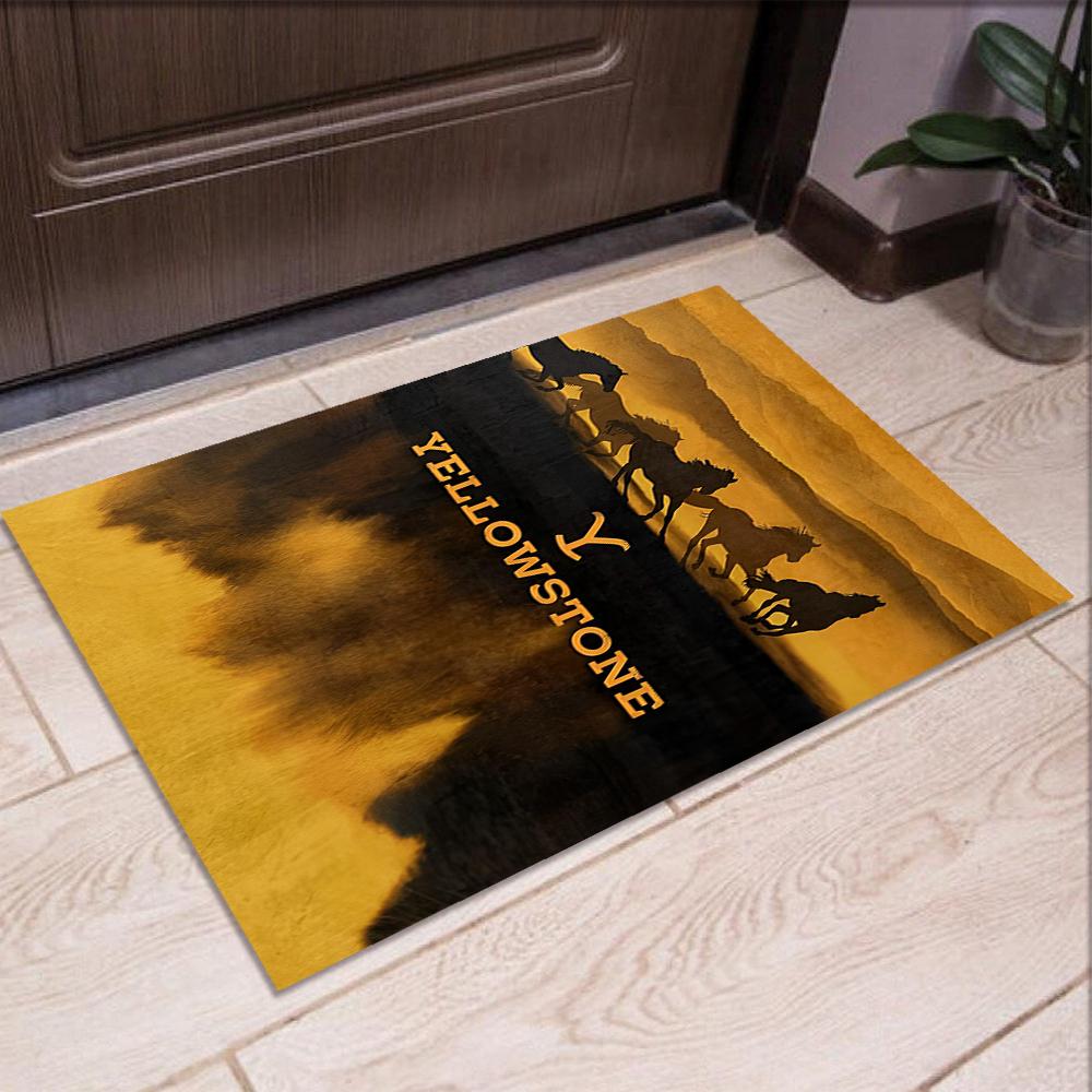 Yellowstone Printed Carpet Rug for Office Chair Living Room Bedroom Kitchen Room Decor Gifts