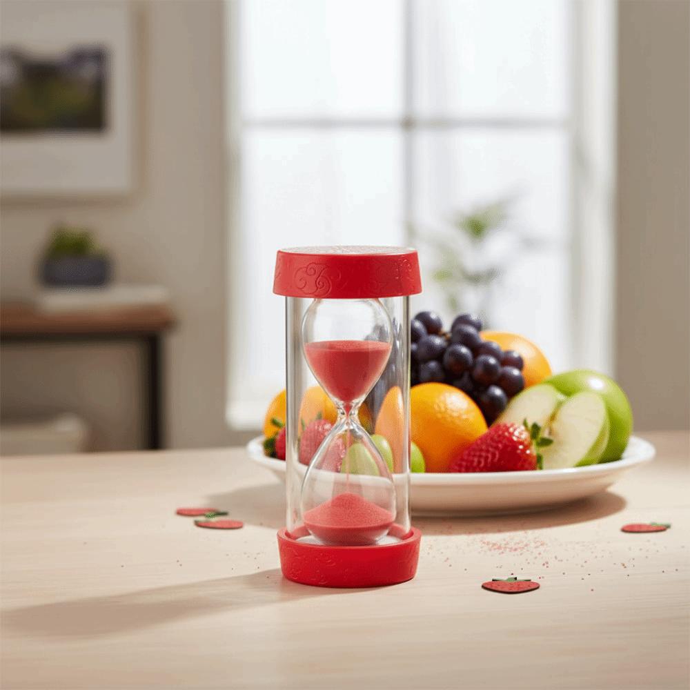 Colorful Fruit Sand Clock Portable Sandglass Timer Novelty 3 Minutes Hourglass Time Management