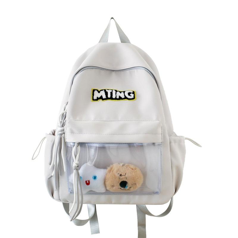 Симпатичный школьный рюкзак в японском стиле для учеников начальной школы, минималистичный рюкзак в стиле Instagram, универсальный и стильный.