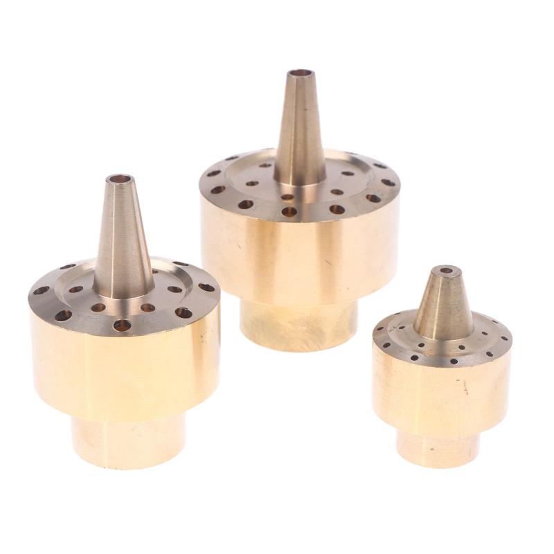 1/4" 1/2" 3/4" Латунная колонная насадка для фонтана Устойчивая к коррозии Распылительная головка для пруда Для декора сада Сад
