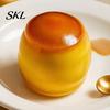 Dessert Sensory Fidget Toy 1/2Pcs Stress Relief Crunchy Pudding Toy, Fake Caramel Squeeze Shaped Simulated Gift for Adults Kids Relaxation