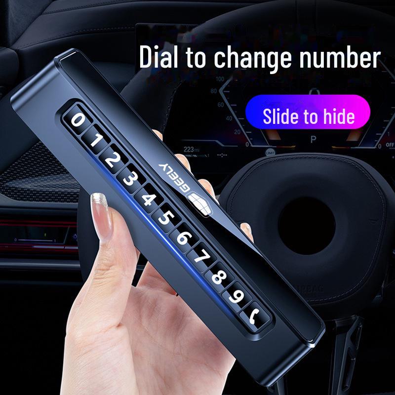 Временный номерной знак для парковки автомобилей Geely Dihao Xingrui, Boyue Binyue и Vision