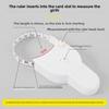 2 Pcs Tape Auto Measuring Precision Shrink Soft Tape Measure