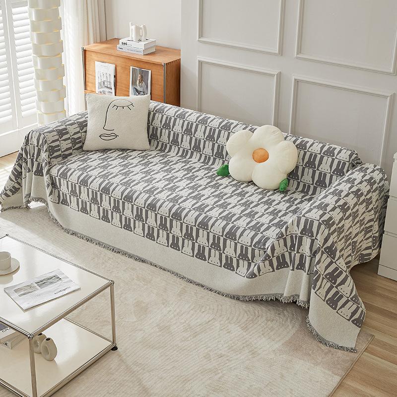 Sofa Cover Blanket for All Seasons All-inclusive Sofa Towel Chenille Cover Living Room Sofa Cover Anti-cat Scratch Towel