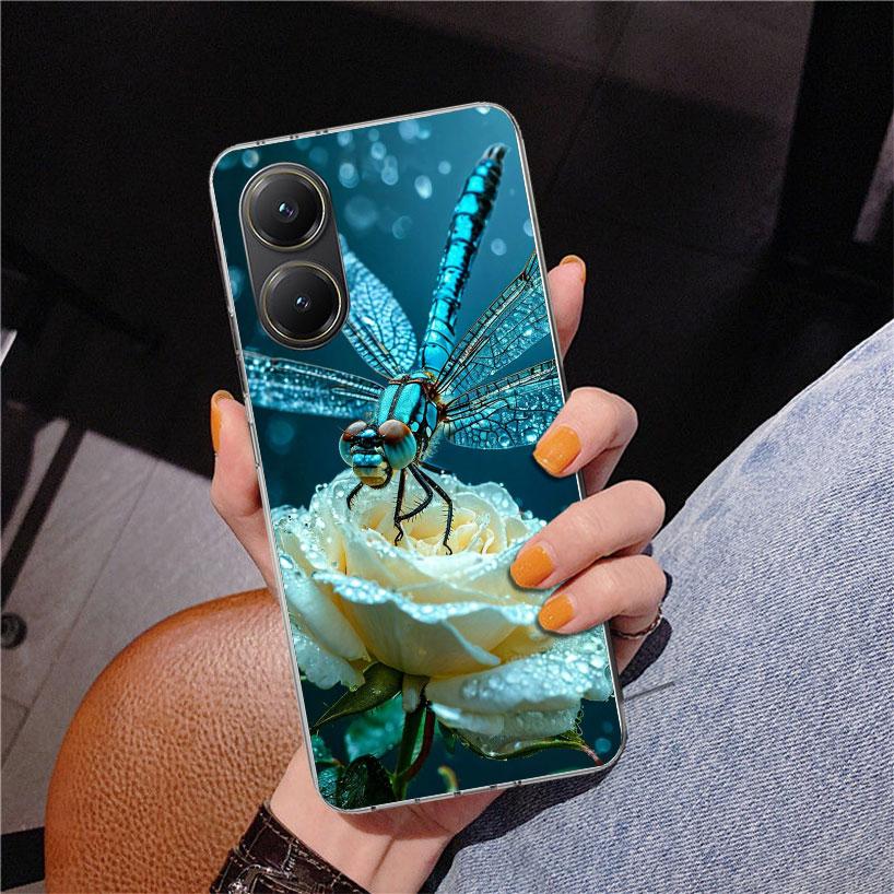 Beautiful Dragonfly Enthusiasts Phone Case For Xiaomi Poco X7 X6 X5 Pro F7 Ultra Redmi 15C 15 13C 13 12C 12 10 10A 10C 9 9A 9C 9