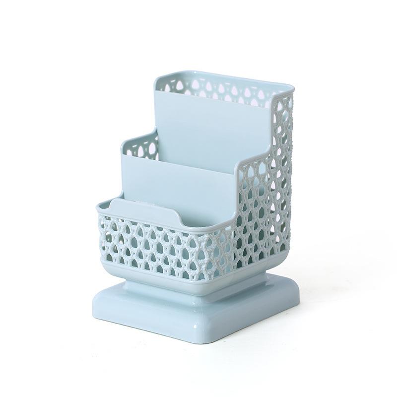 Школьный органайзер для макияжа, настольный ящик для хранения, контейнер для косметики, ювелирных изделий, канцелярских принадлежностей Pl