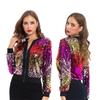 Autumn & Winter Sequin Gradient Women's Sweater Jacket