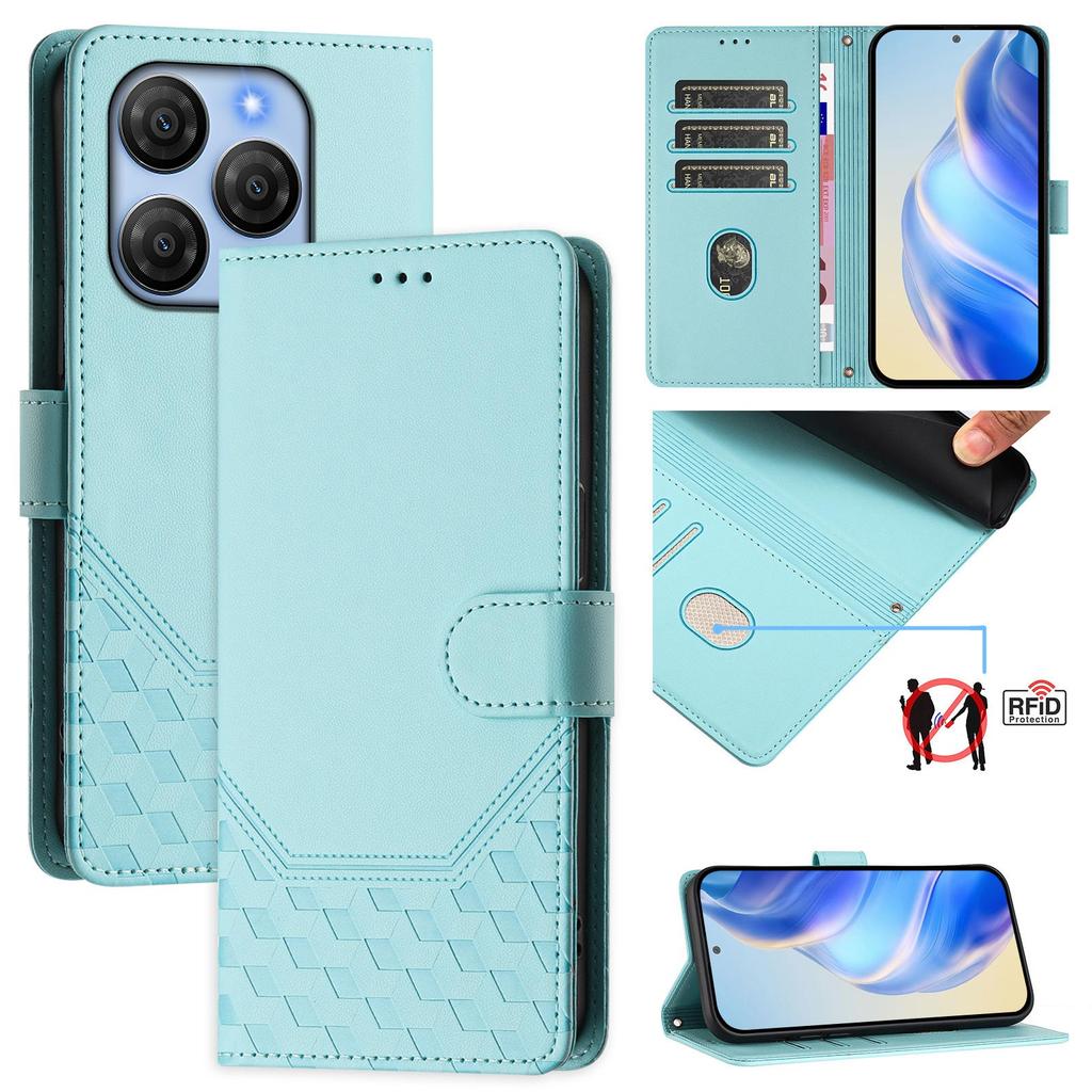 Кожаный чехол-кошелек, прочный держатель для карт с блокировкой RFID, противоударный защитный чехол-книжка с подставкой для Blackview Wave 8 8C/Shark9 5G/Wave 6C/Shark8