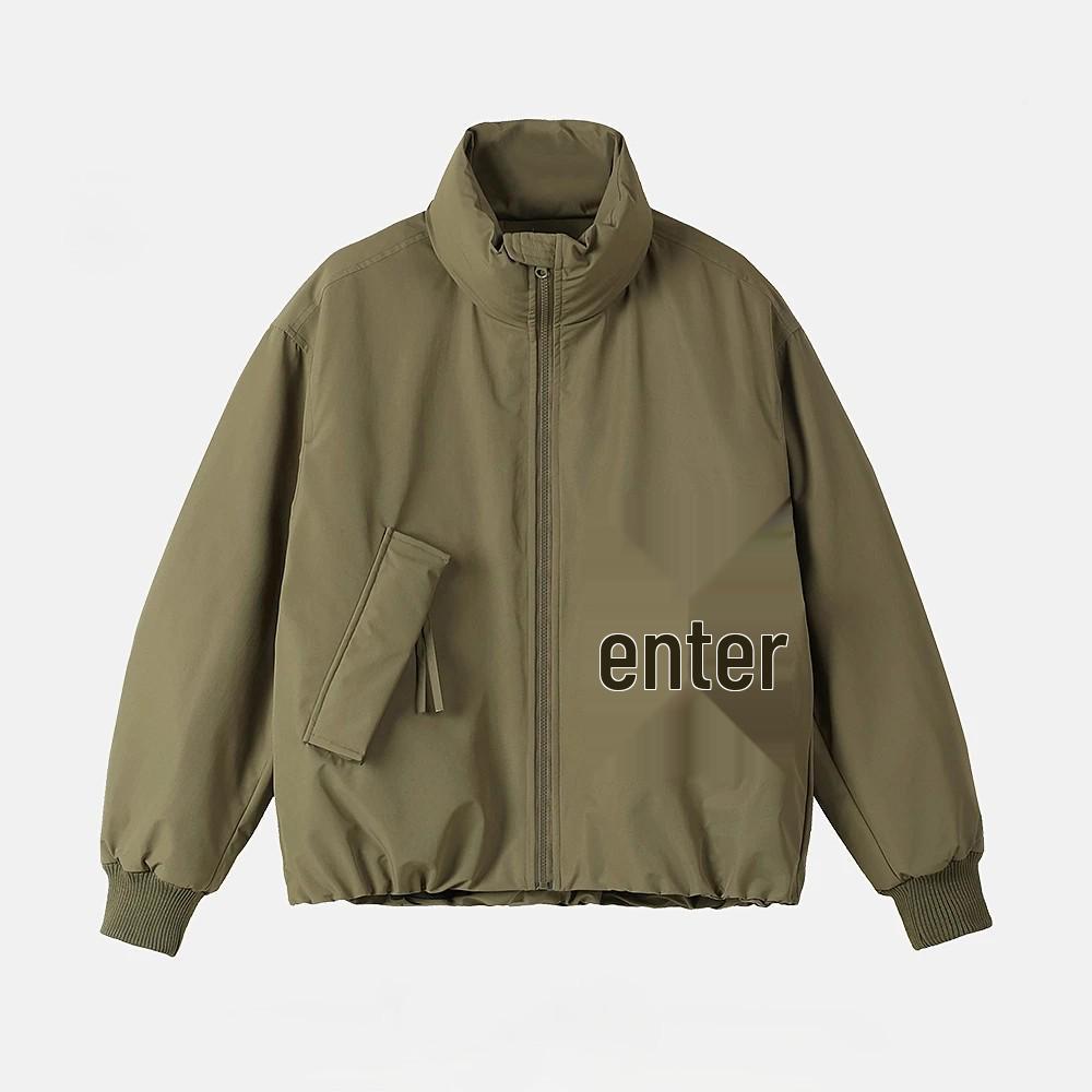 Japanese Retro Stand Collar Winter Cotton Jacket