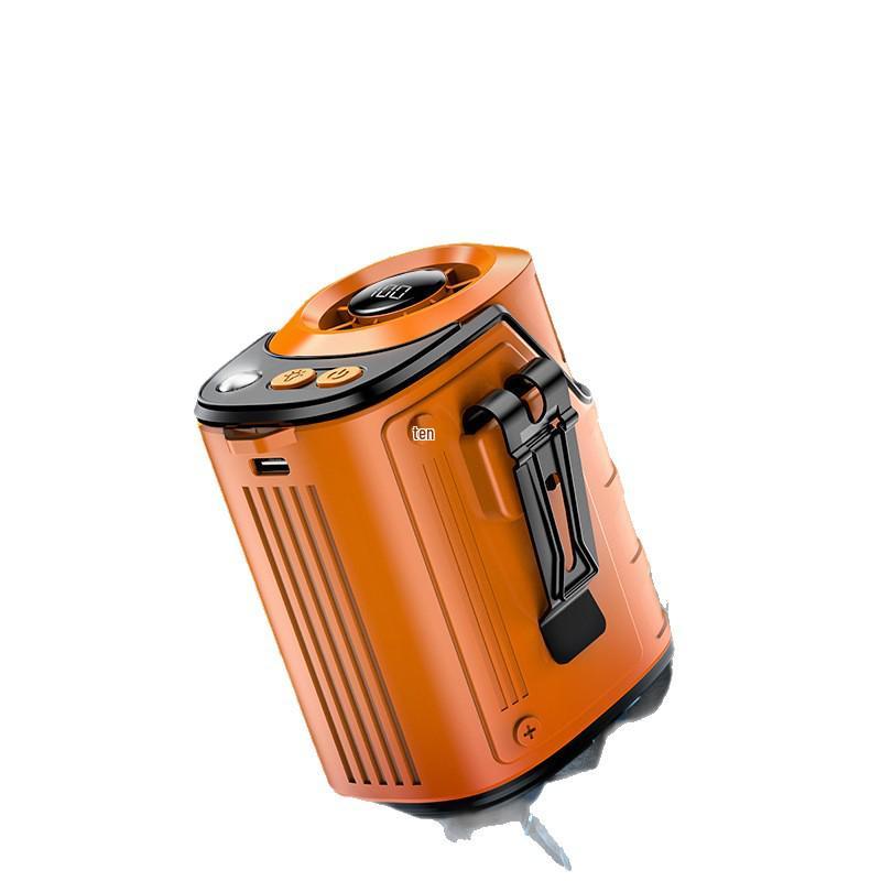 Kapusi2026 Portable Outdoor Waist Fan with USB Charging & Long Battery Life